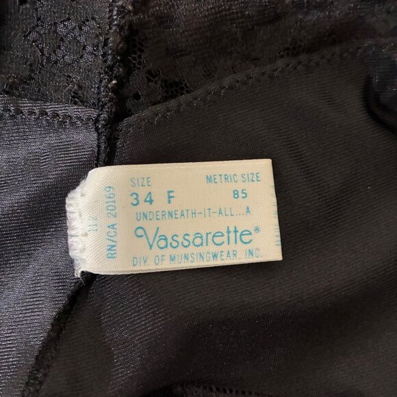 VTG Vassarette Babydoll Satin Lace Trim Slip Dress Size 34F Romantic Fairy - Picture 6 of 7